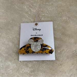 NWT Disney Baublebar Tortoise Hair Clip